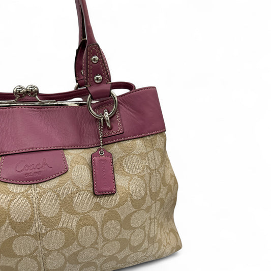 Vintage Coach F15705 Penelope Tote Shoulder Bag