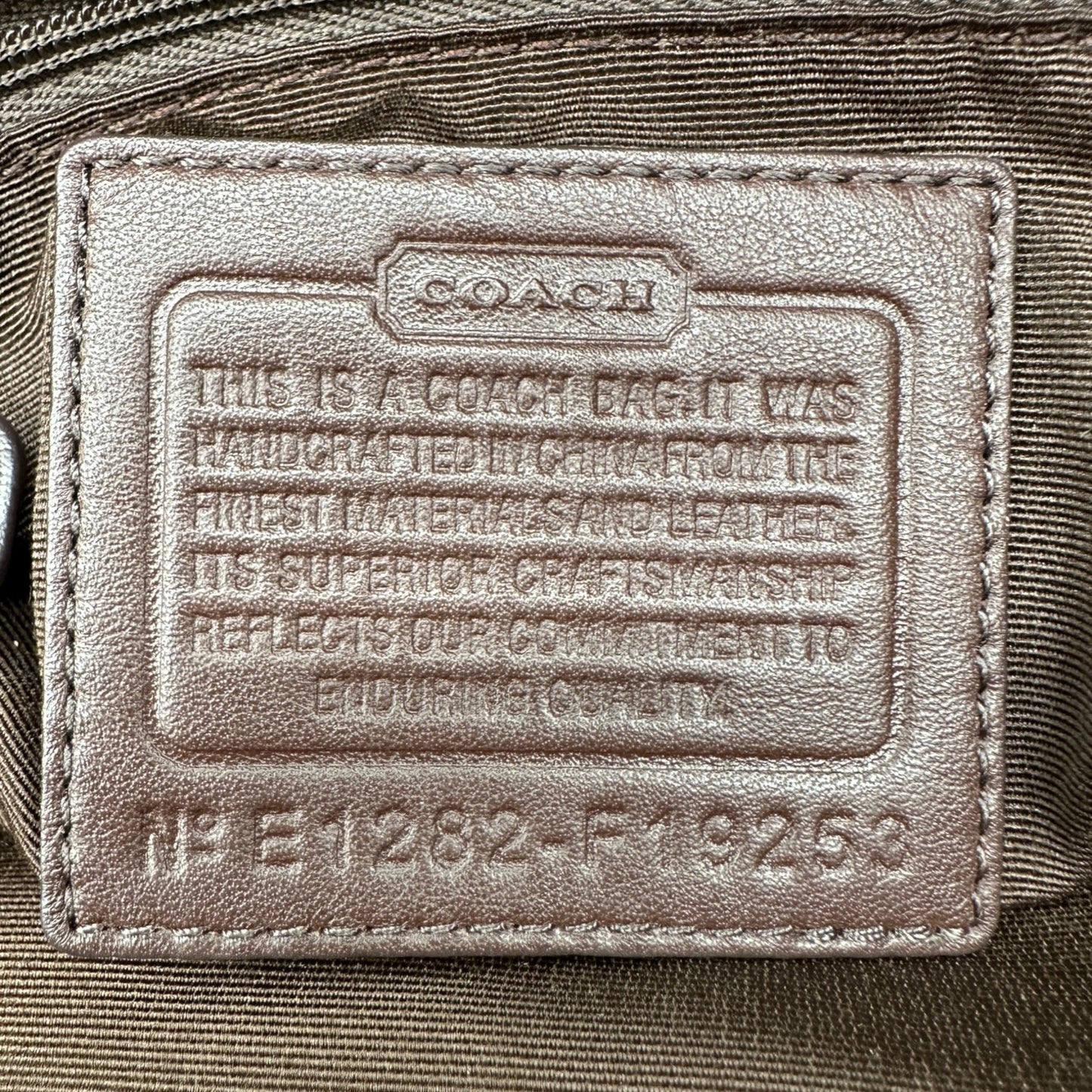 Vintage Coach Soho F19253 Tote Shoulder Bag