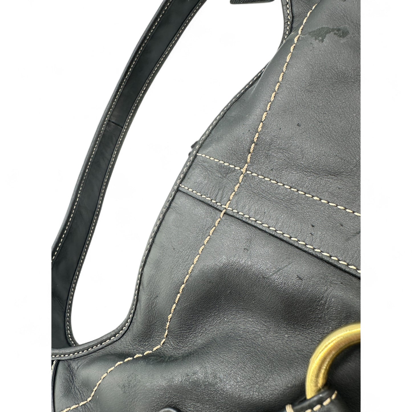 Vintage Coach 11261 Leather Horsebit Buckle Ergo Shoulder Bag