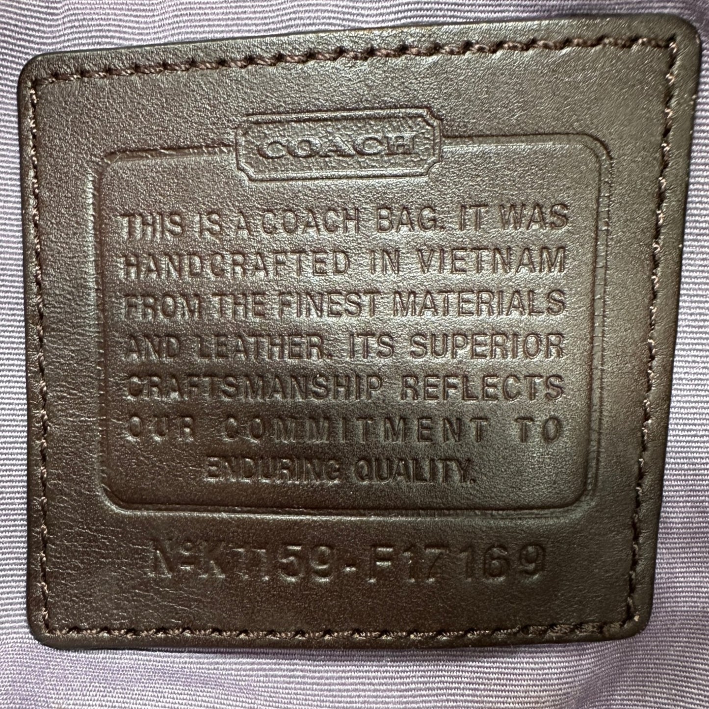 Vintage Coach F17169 Soho Shoulder Bag