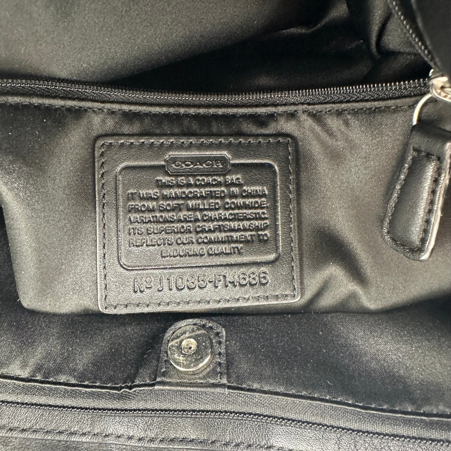 Vintage Coach F14686 Penelope Tote Shoulder Bag