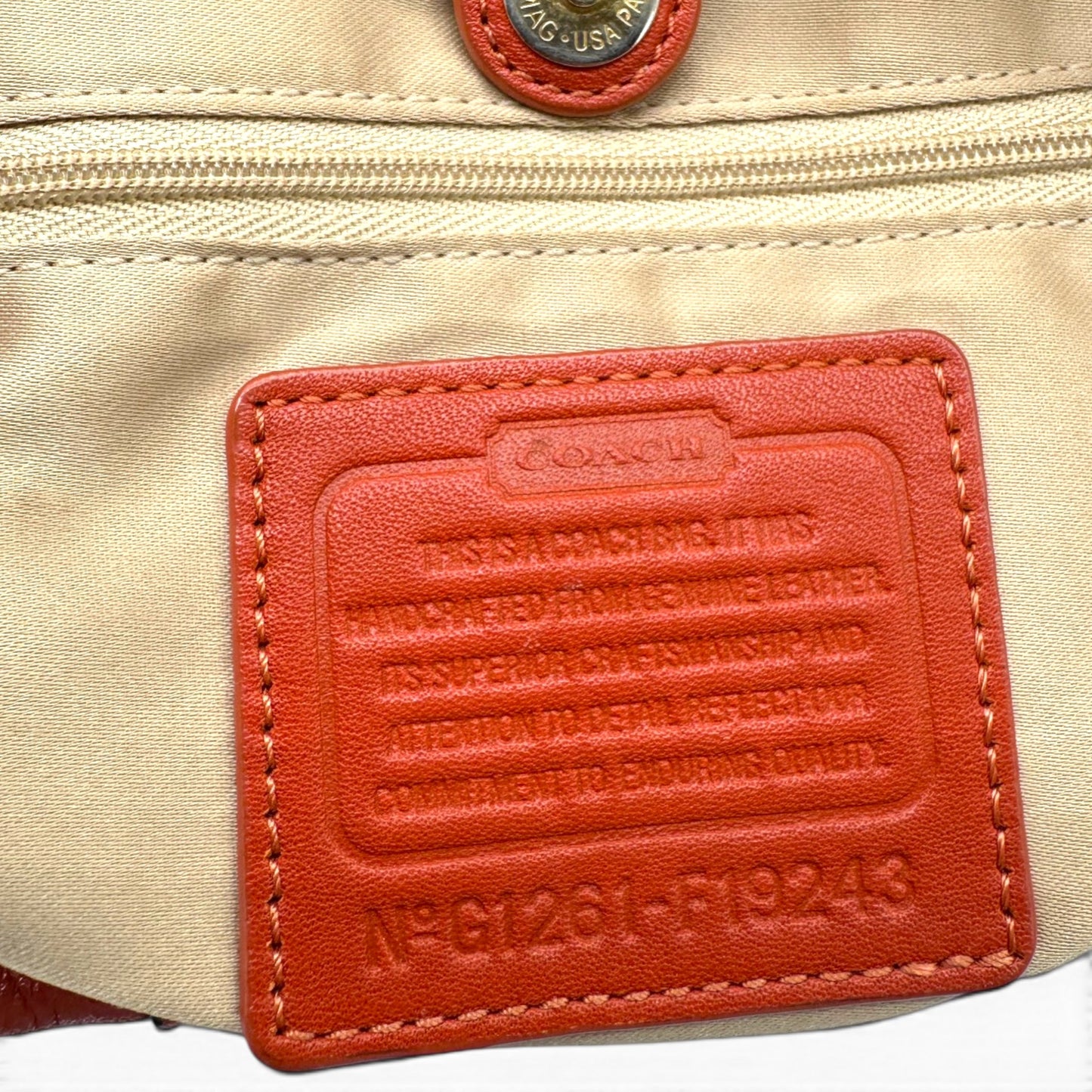 Vintage Coach Ashley F19243 Tote Shoulder Bag