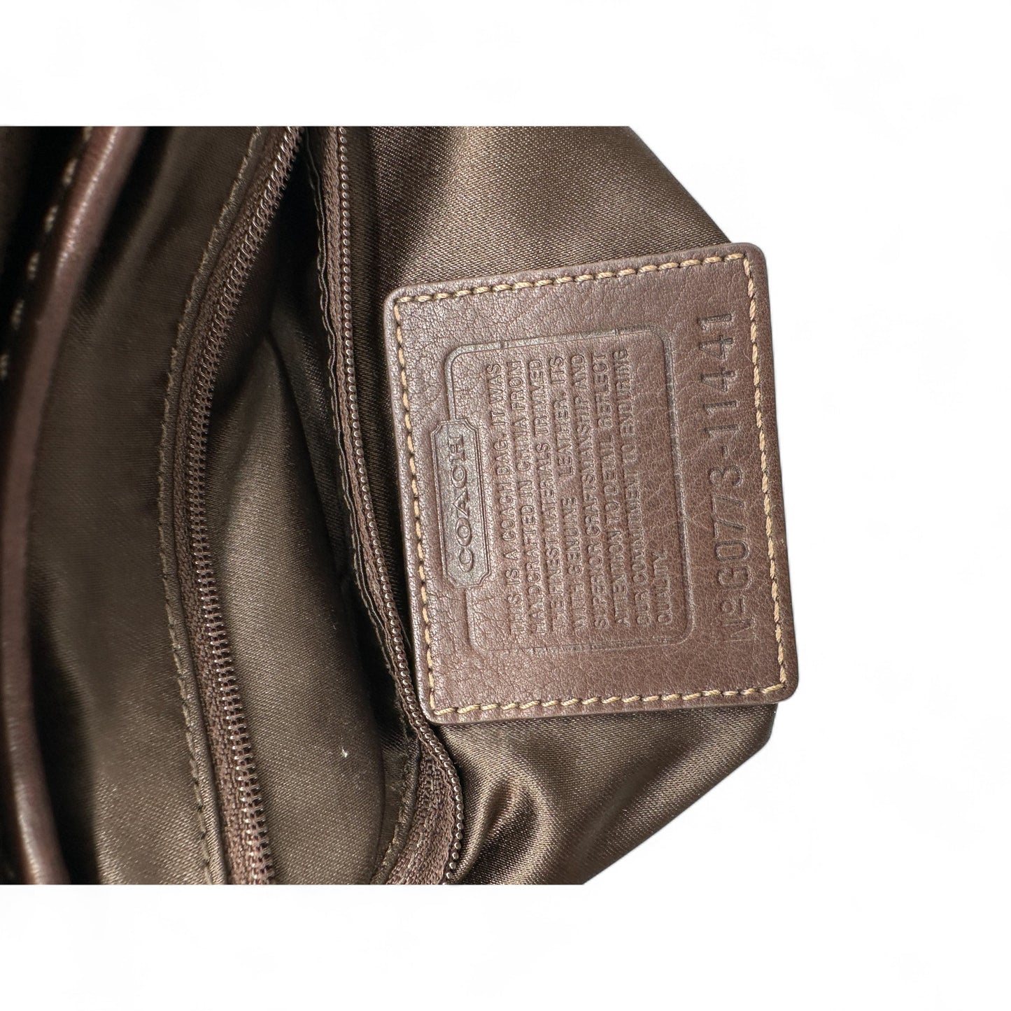 Sac bandoulière vintage Coach 11441 Bleecker