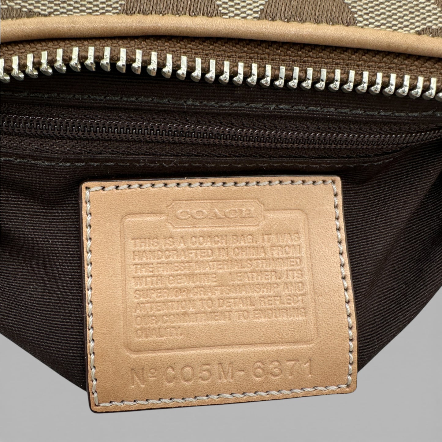 Vintage Coach 6371 Baguette Shoulder Bag