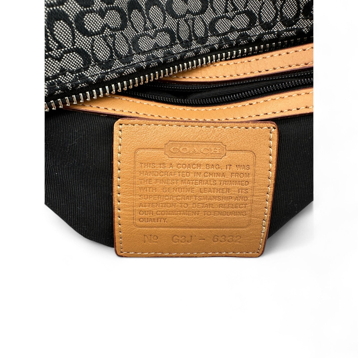 Vintage Coach 6332 Schultertasche