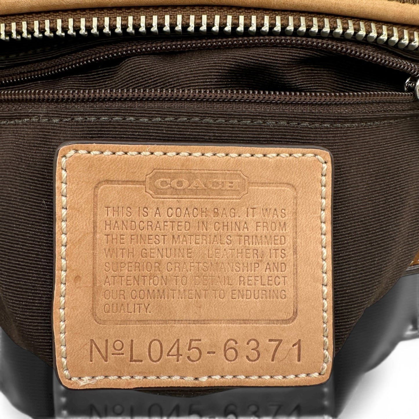 Vintage Coach 6371 Baguette Shoulder Bag
