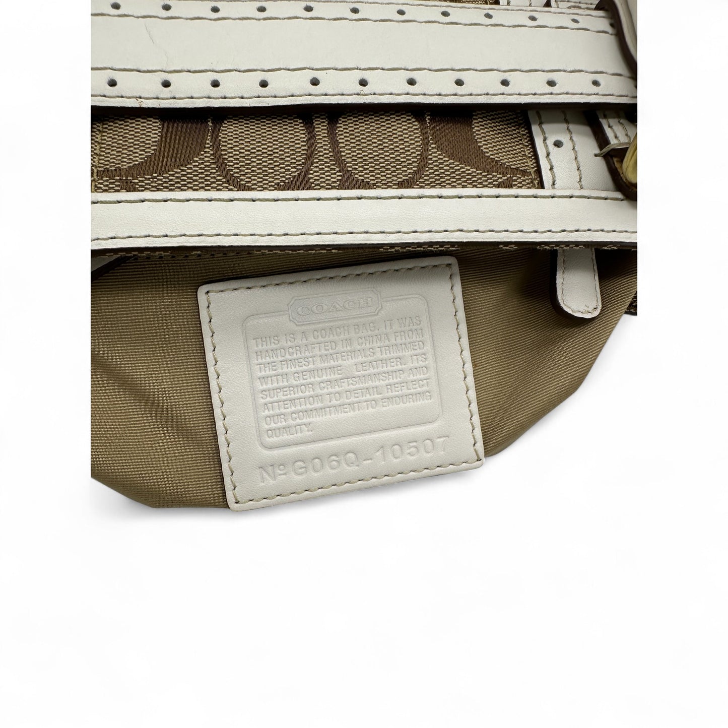 Vintage Coach 10507 Hampton Clip Handbag