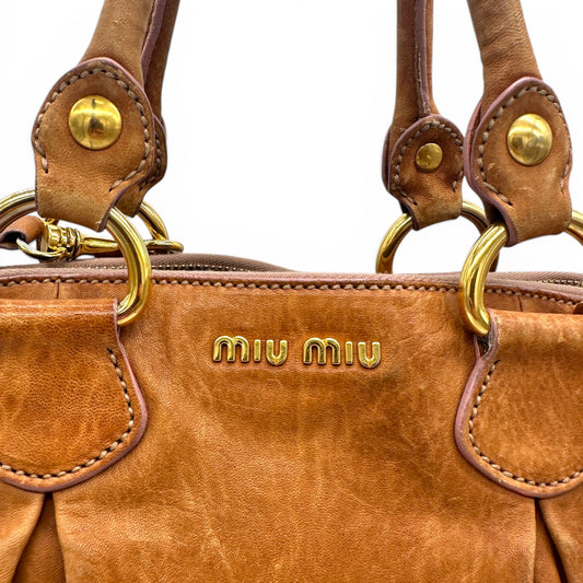 Vintage Miu Miu 2-Way Vitello Tote Bag