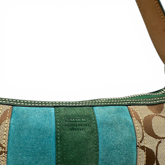 Vintage Coach 7039 East West Baguette Shoulder Bag