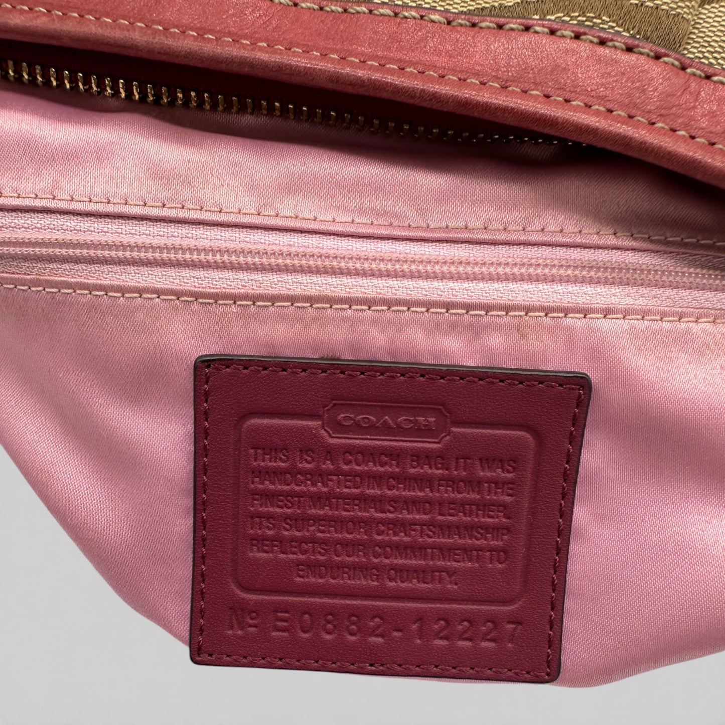 Vintage Coach F12748 Denim Ergo Schultertasche