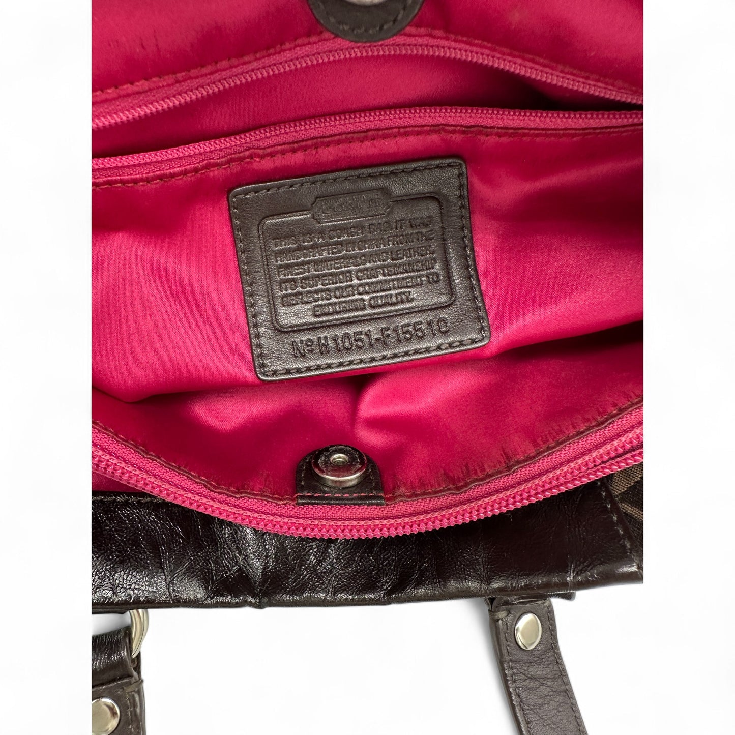 Vintage Coach Ashley F15510 Schultertasche