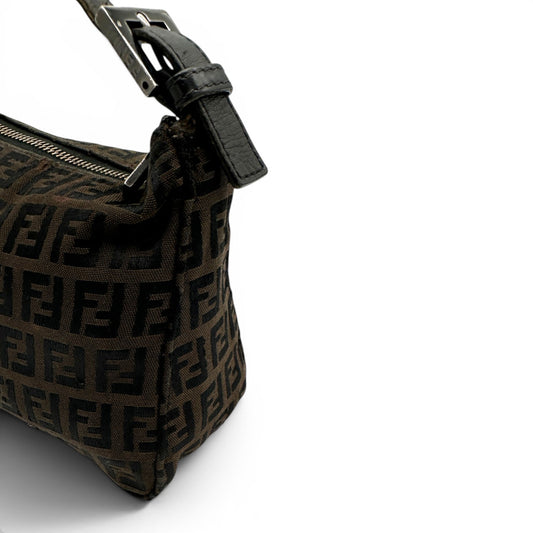 Vintage Fendi Zucchino Pouch Handbag