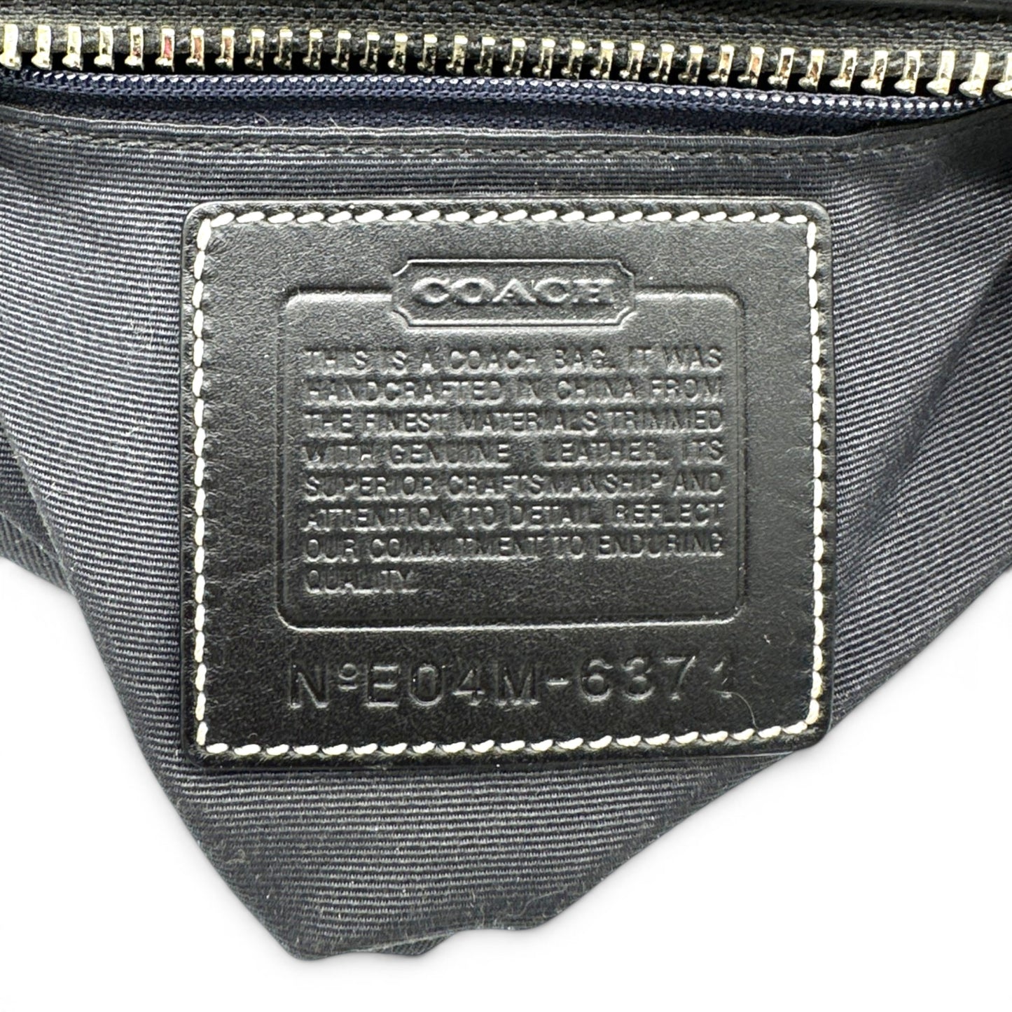 Sac bandoulière vintage Coach 6371 East West Baguette