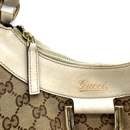 Vintage Gucci Abbey GG Monogram Shoulder Bag