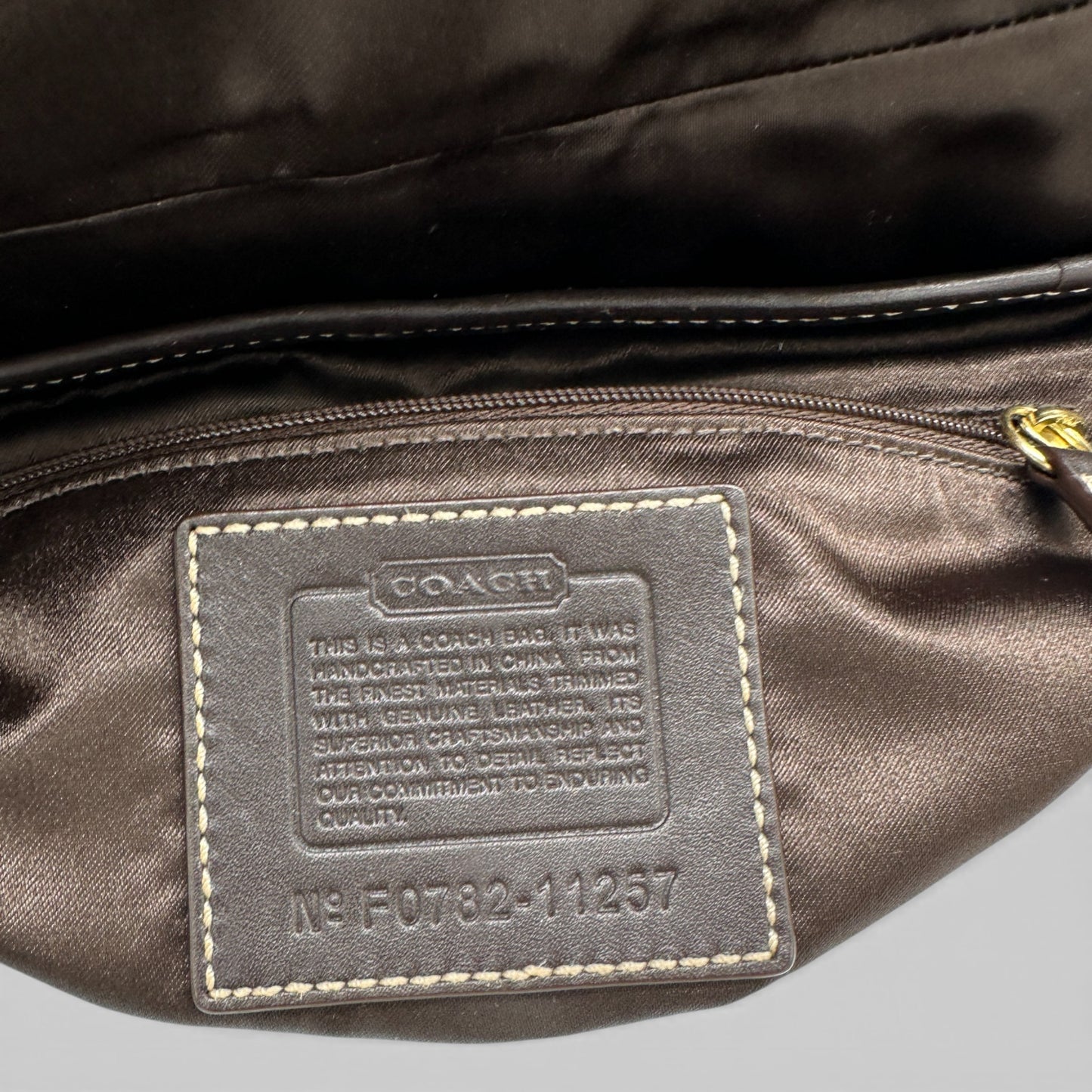 Vintage Coach 11257 Flap Ergo Shoulder Bag