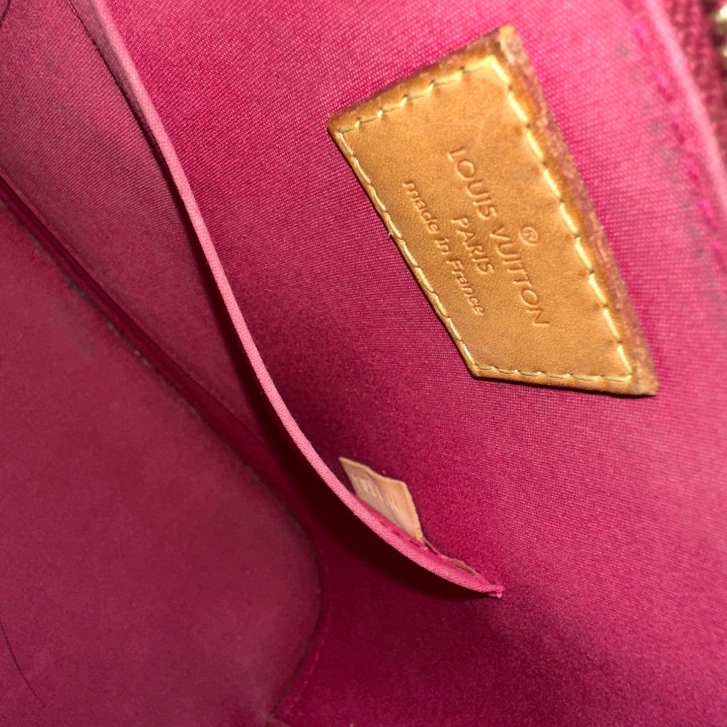 Vintage Louis Vuitton Vernis Alma BB Handbag