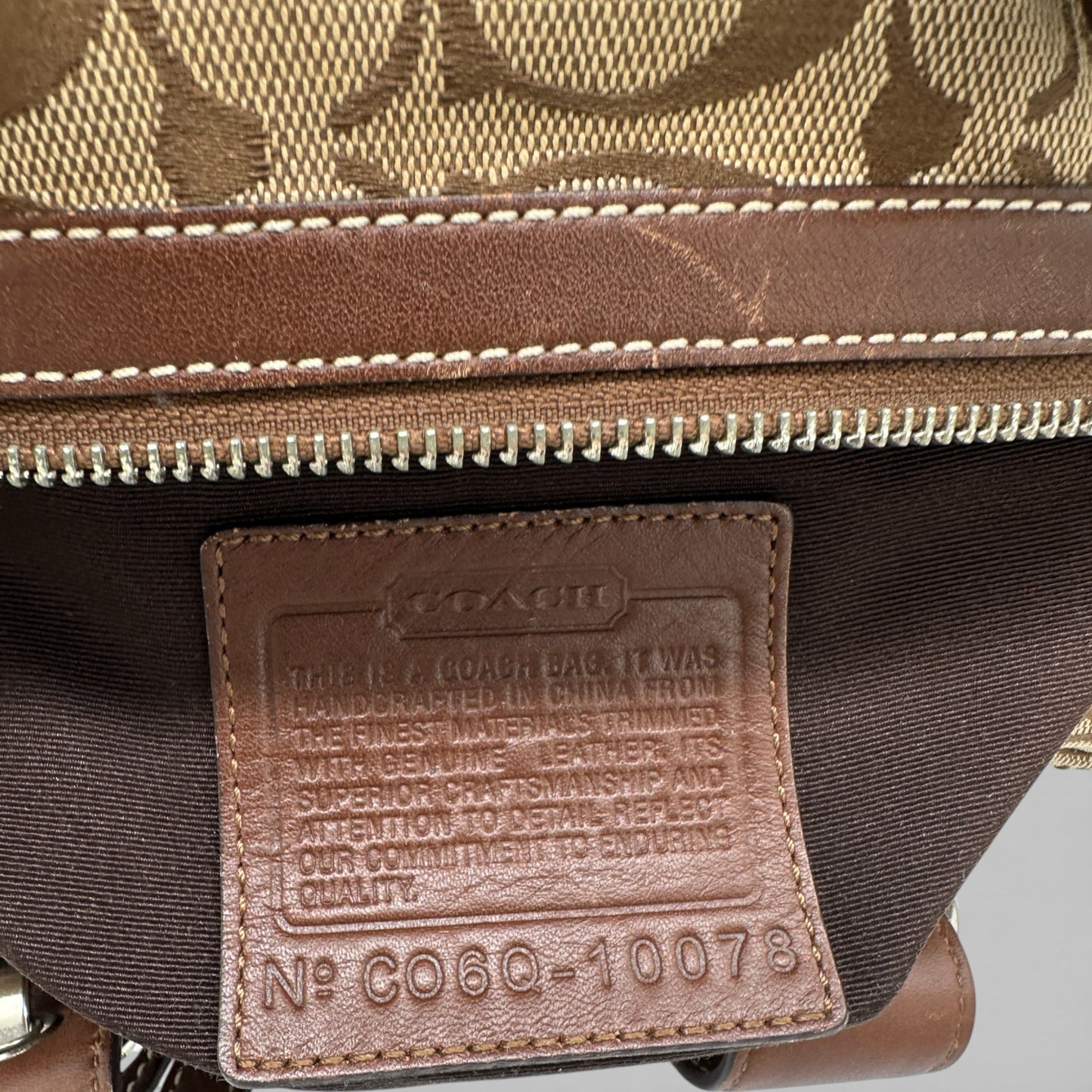 Vintage Coach 10078 Soho Mini Boston Shoulder Bag