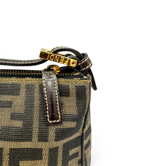 Vintage Fendi Zucca Pouch Handbag