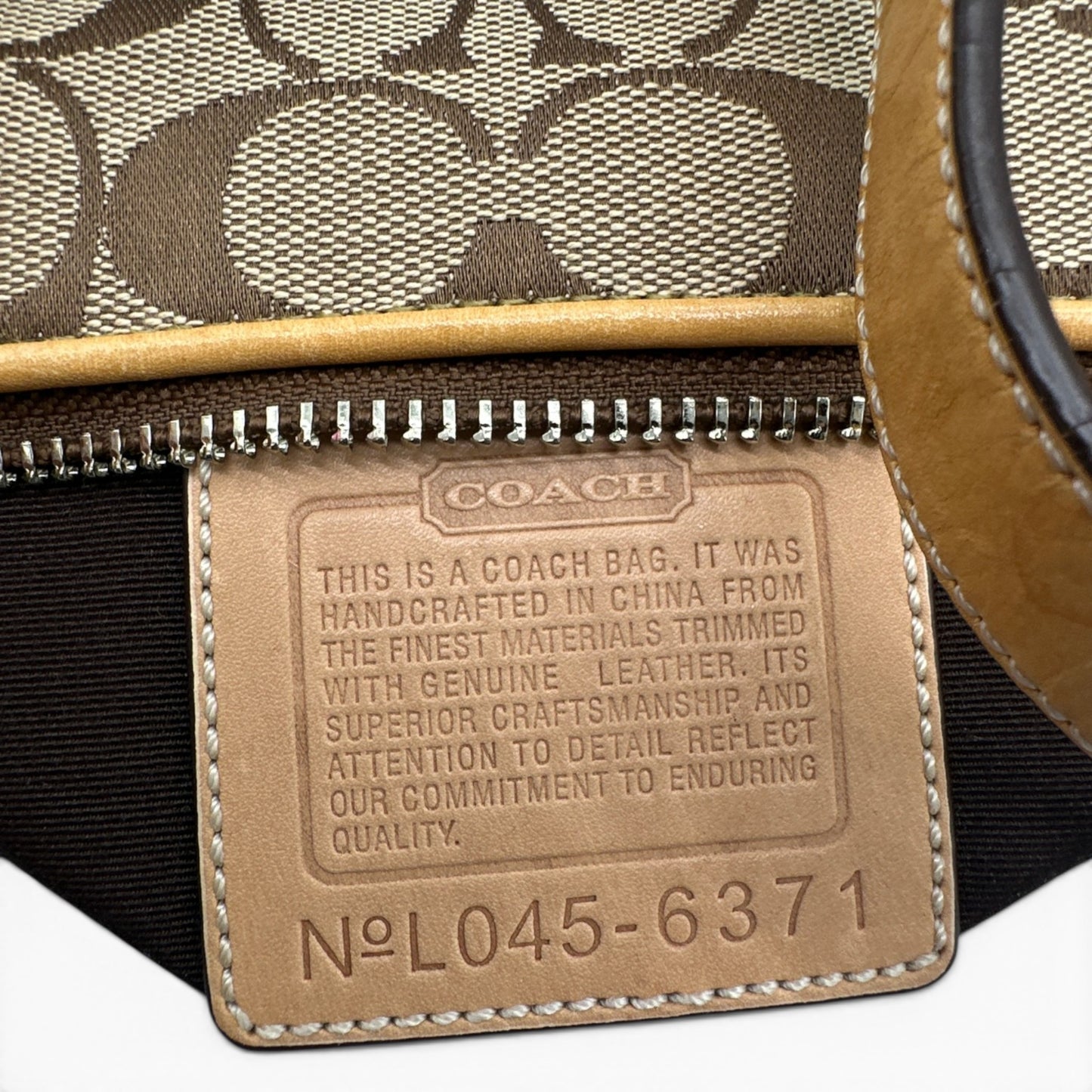 Vintage Coach 6371 Baguette Schultertasche
