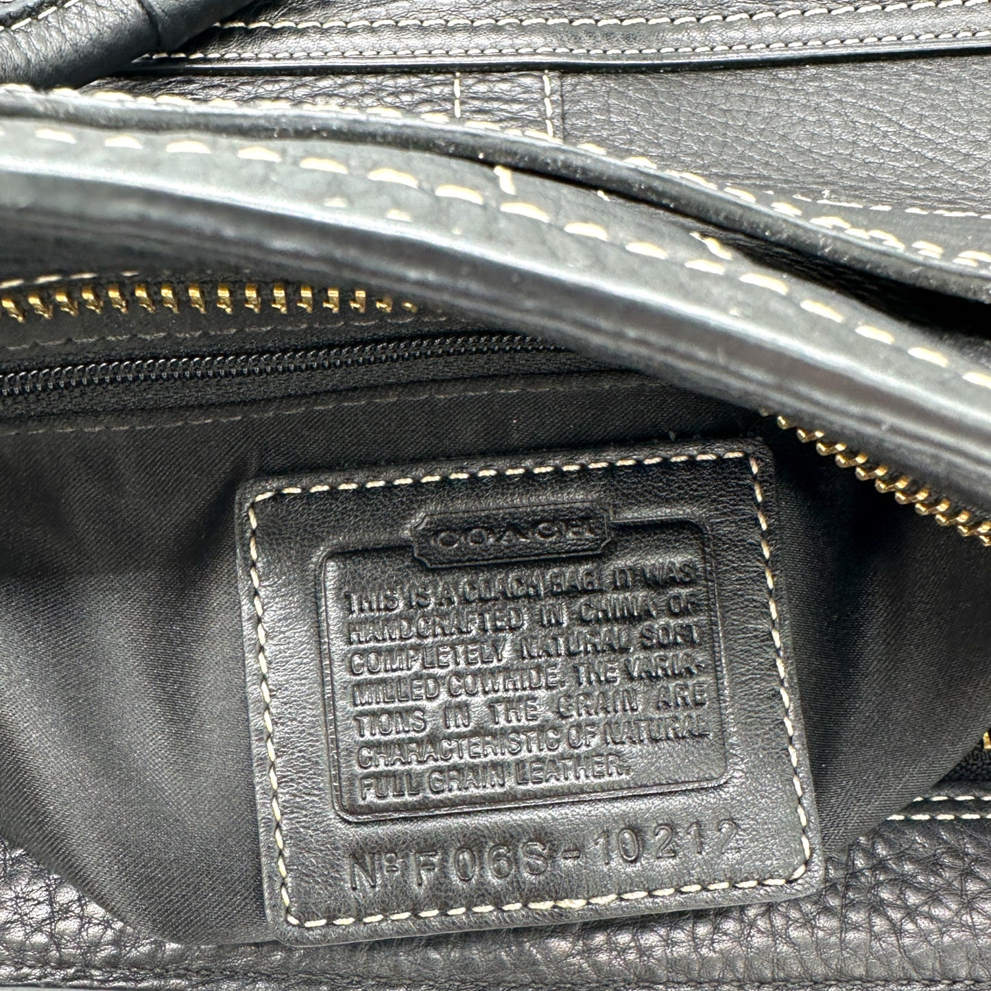 Vintage Coach 10212 Hampton Clip Handtasche