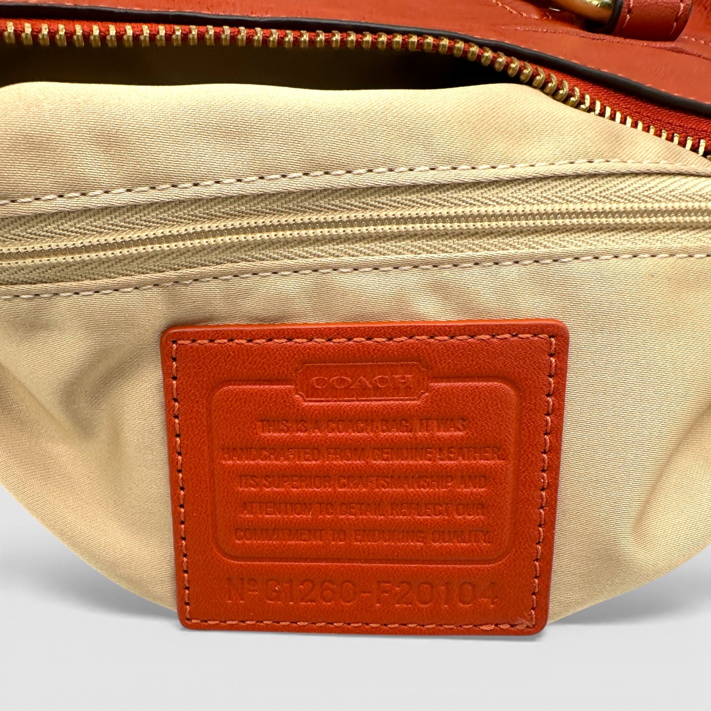 Vintage Coach Ashley F19247 Schultertasche