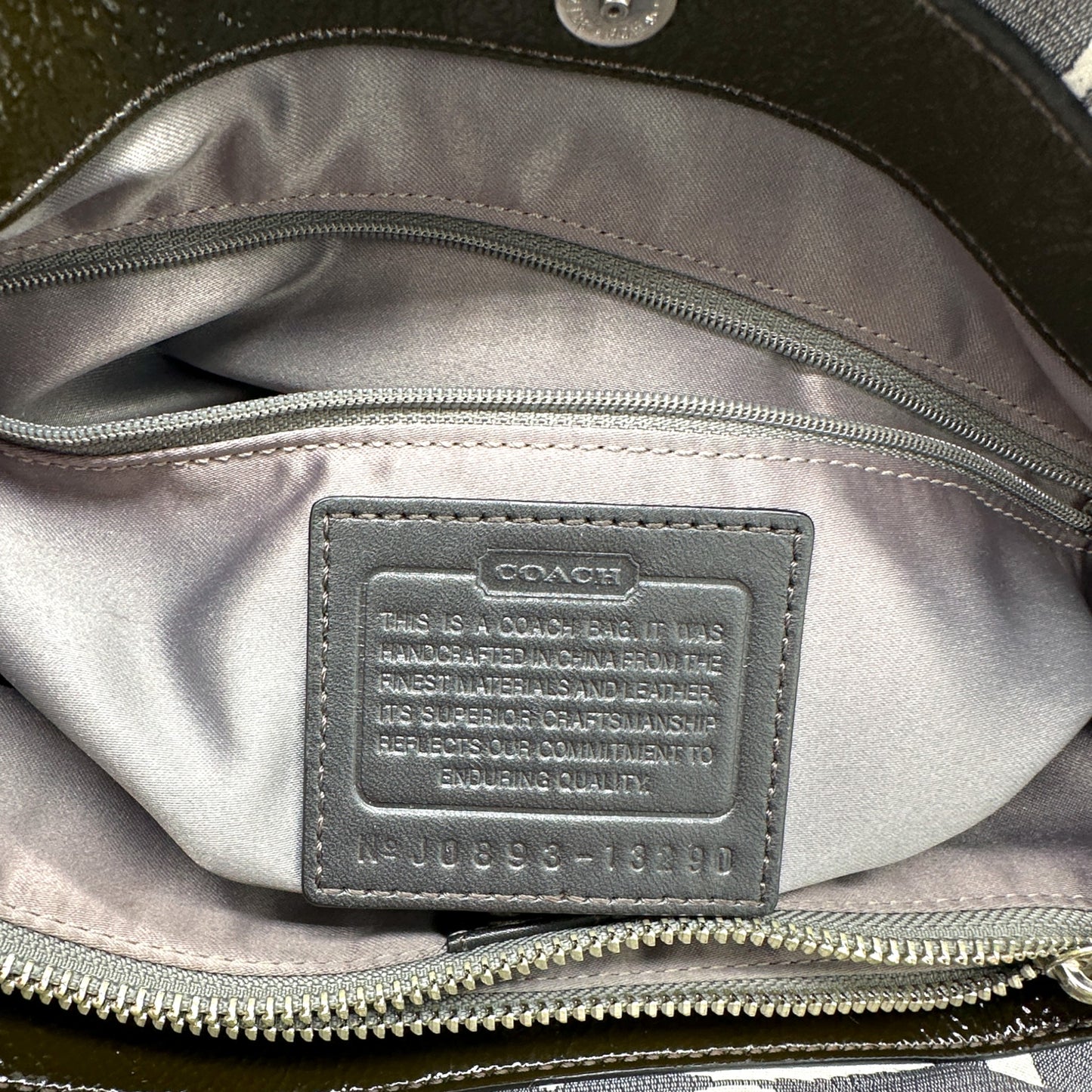 Vintage Coach 13291 Crescent Schultertasche