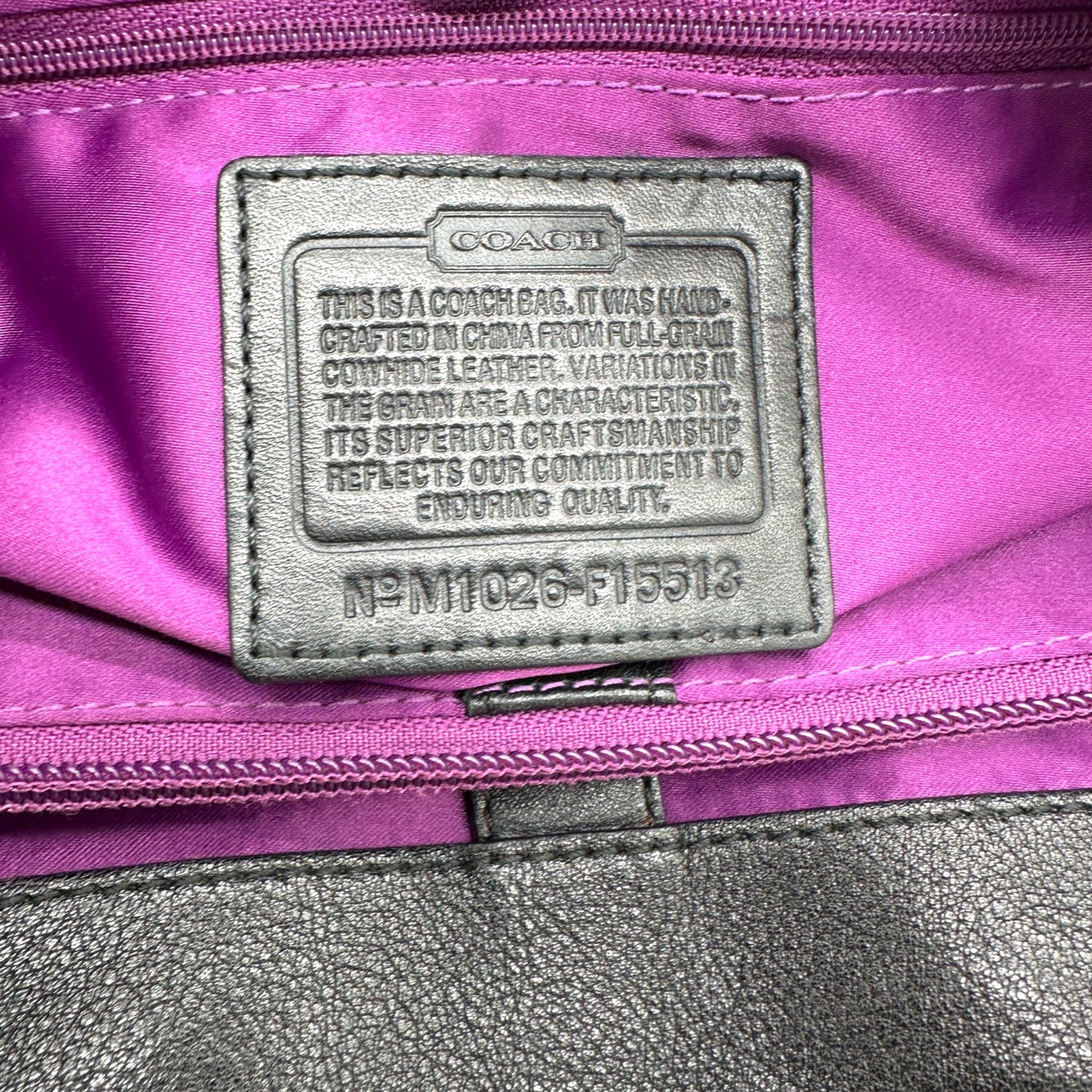 Vintage Coach Ashley F15513 Schultertasche