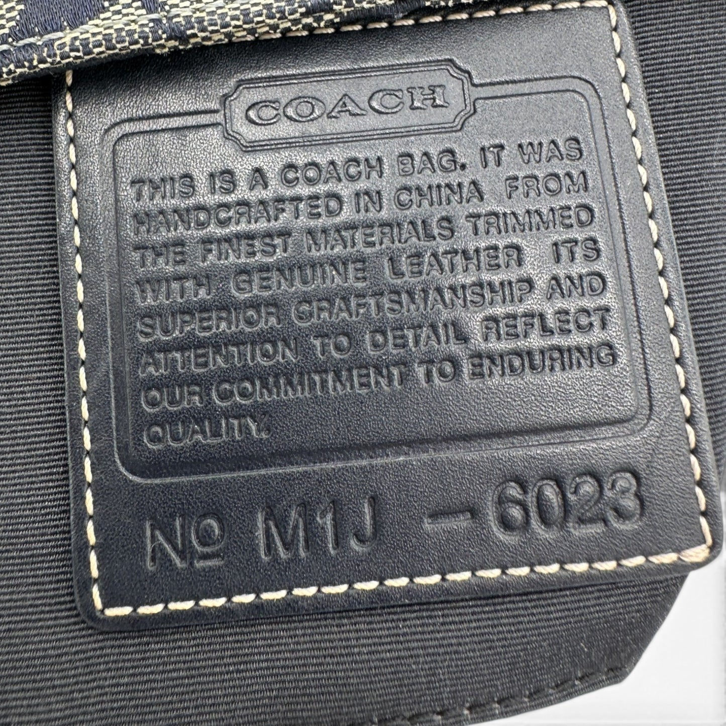 Vintage Coach 6023 Shoulder Bag