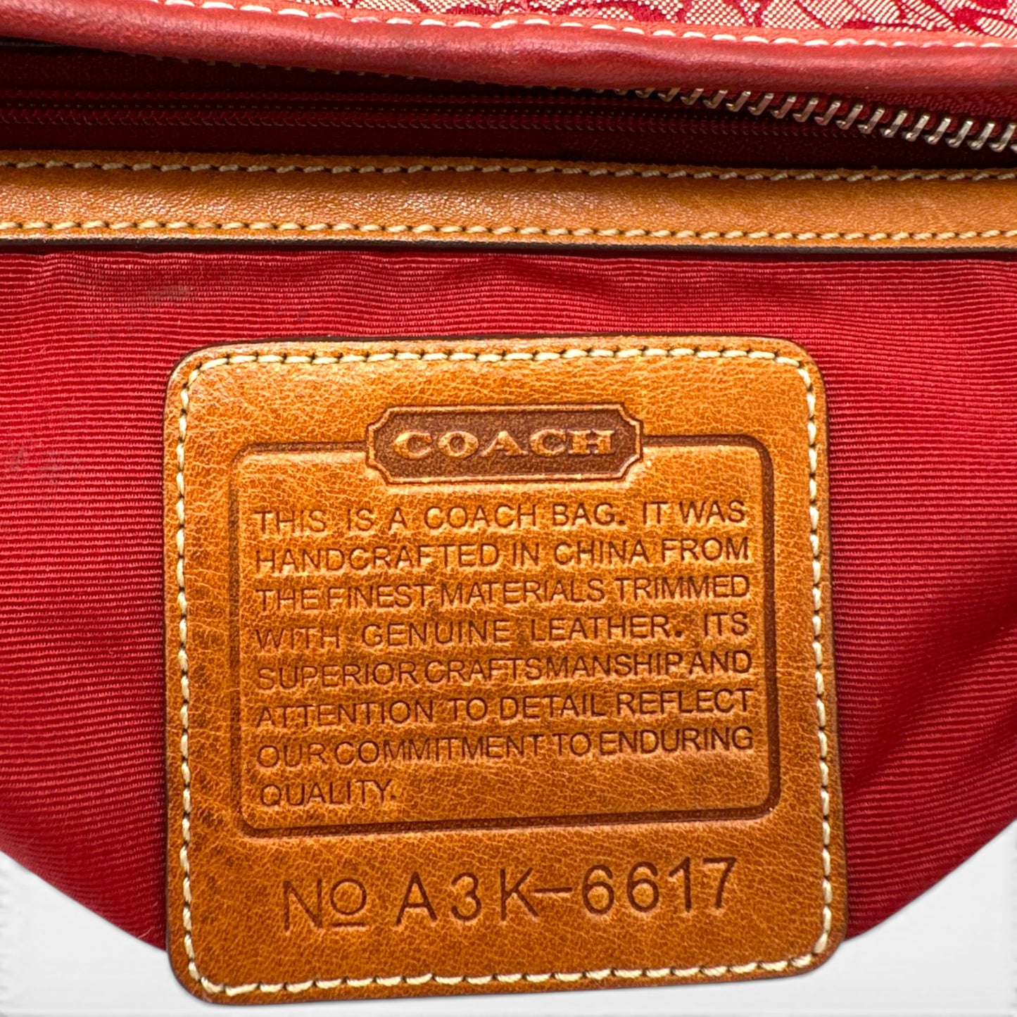 Vintage Coach 6617 Slouchy Ergo Schultertasche