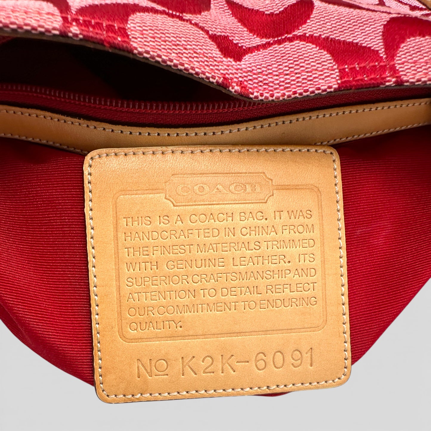 Vintage Coach 6091 Hamptons Clip Shoulder Bag