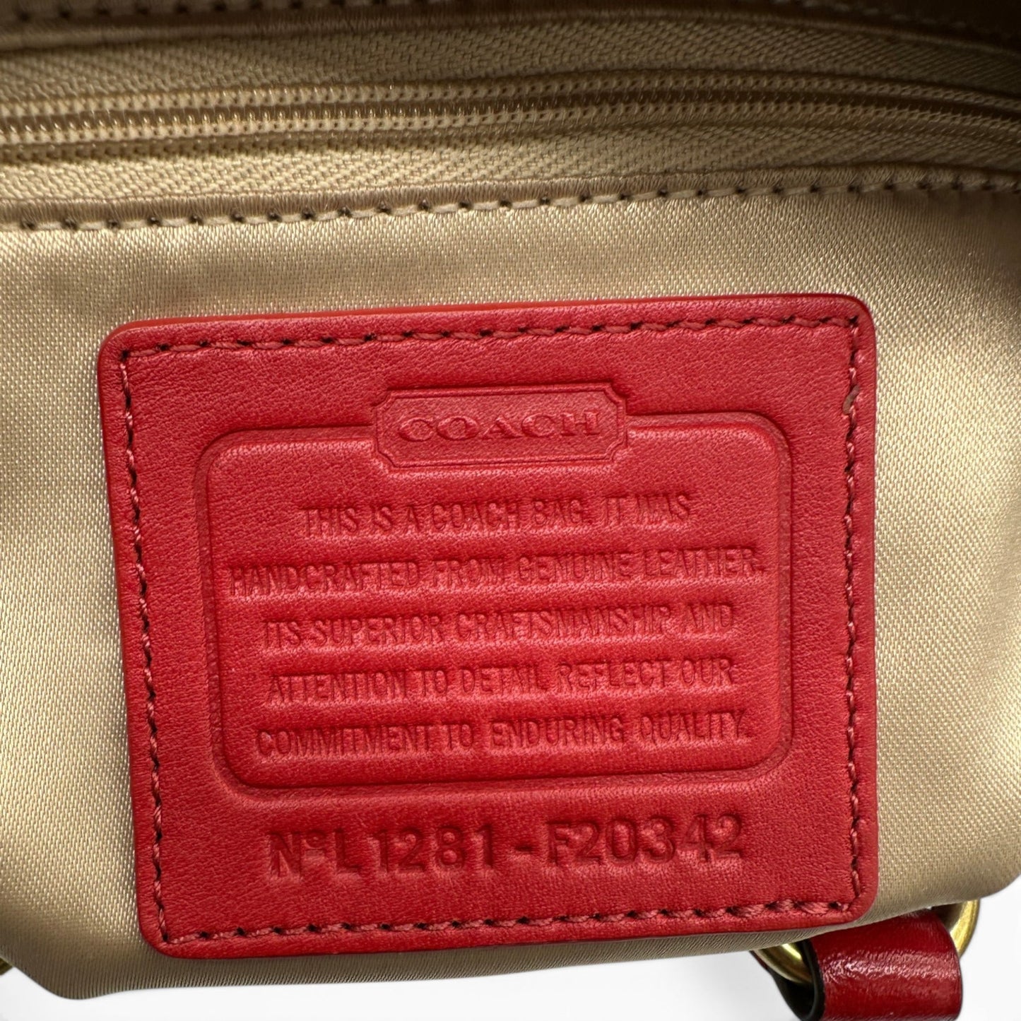 Vintage Coach Ashley F20342 Mini Tote Bag