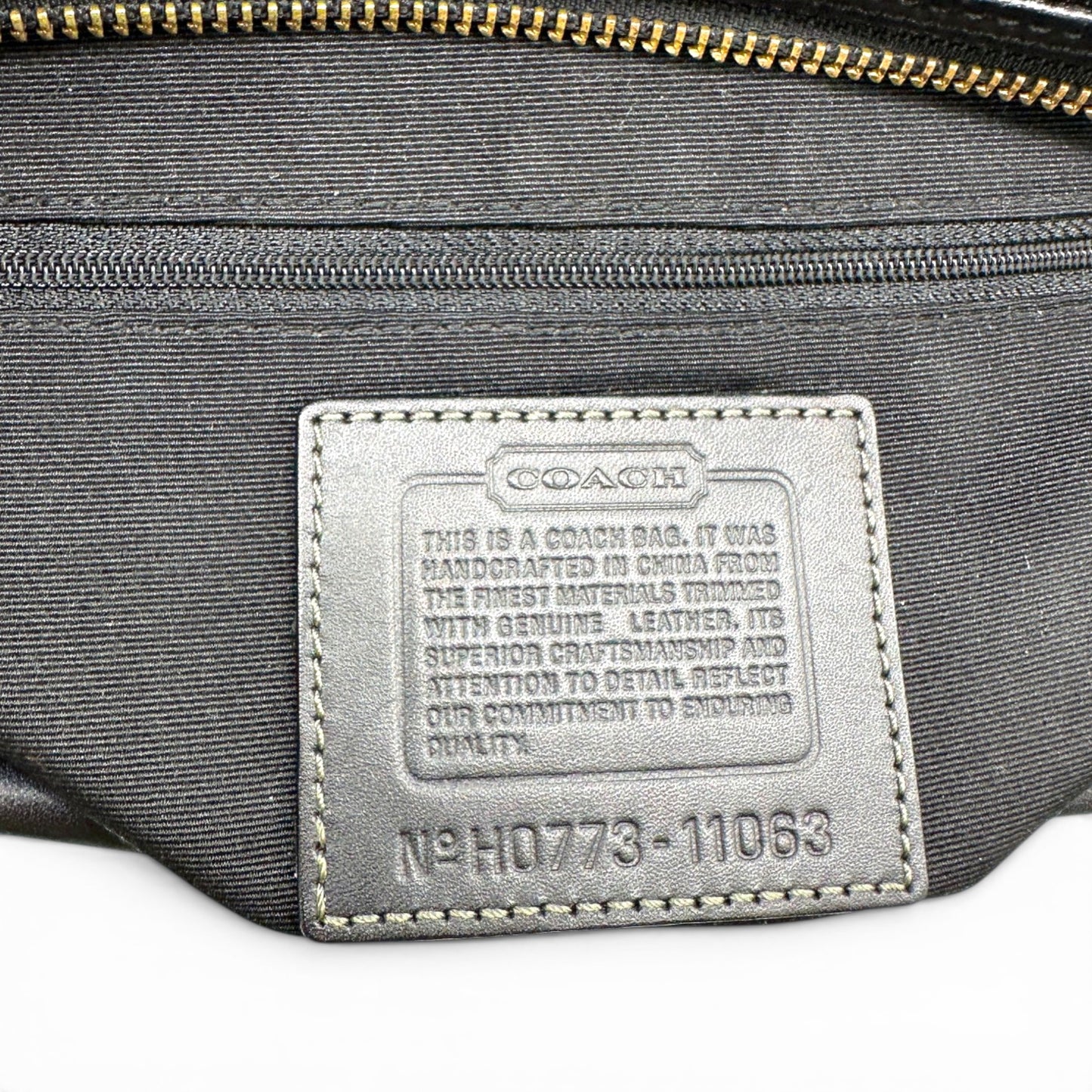 Vintage Coach Hampton Carryall 11063 Turnlock Handbag