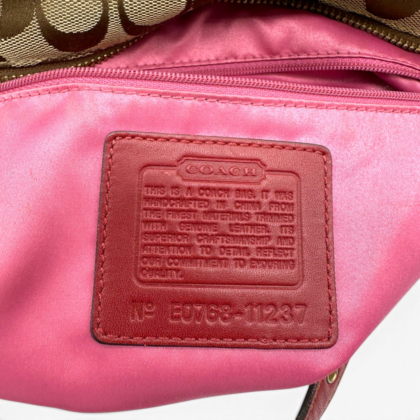 Vintage Coach 11237 Tote Schultertasche