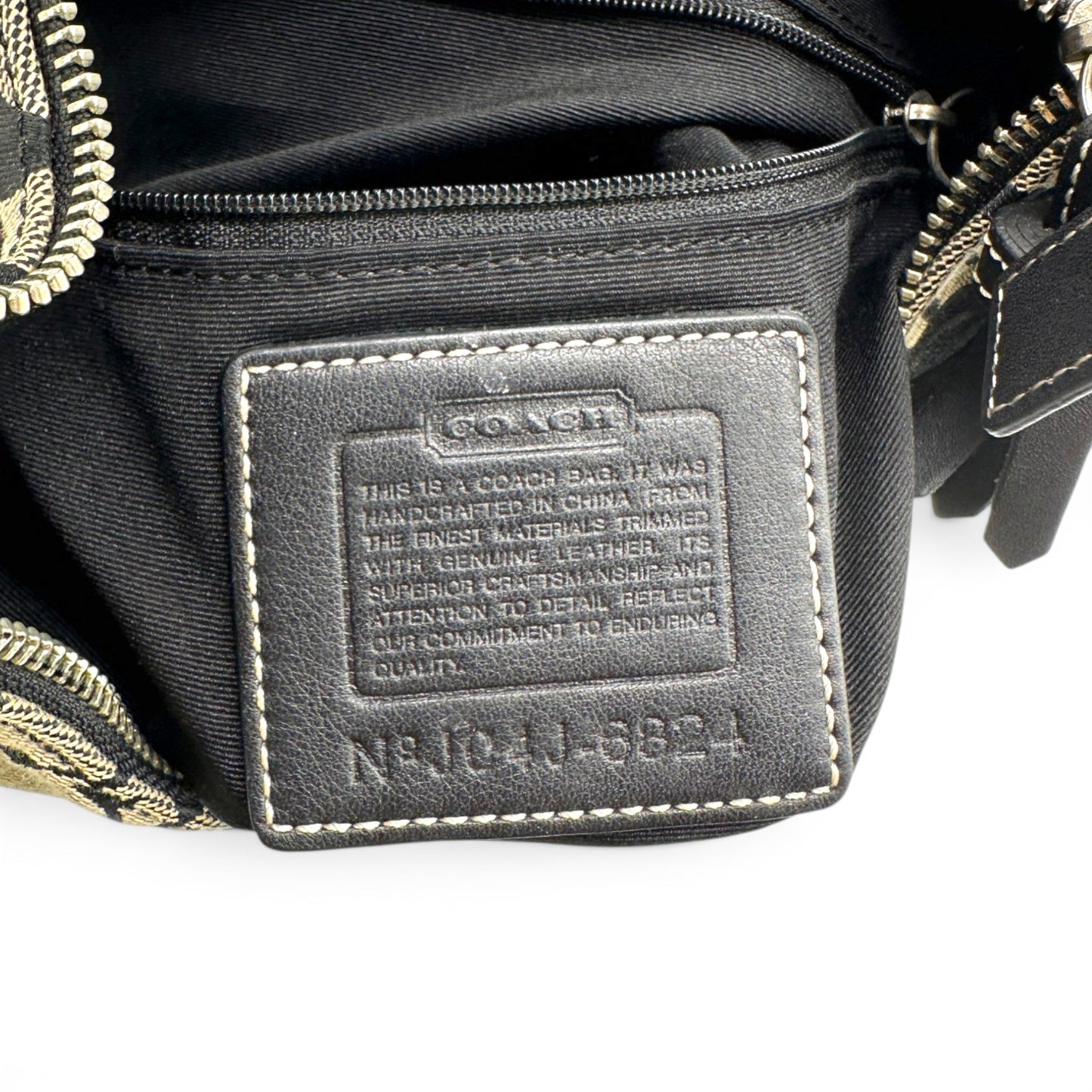 Sac à bandoulière vintage Coach 6824 Crescent