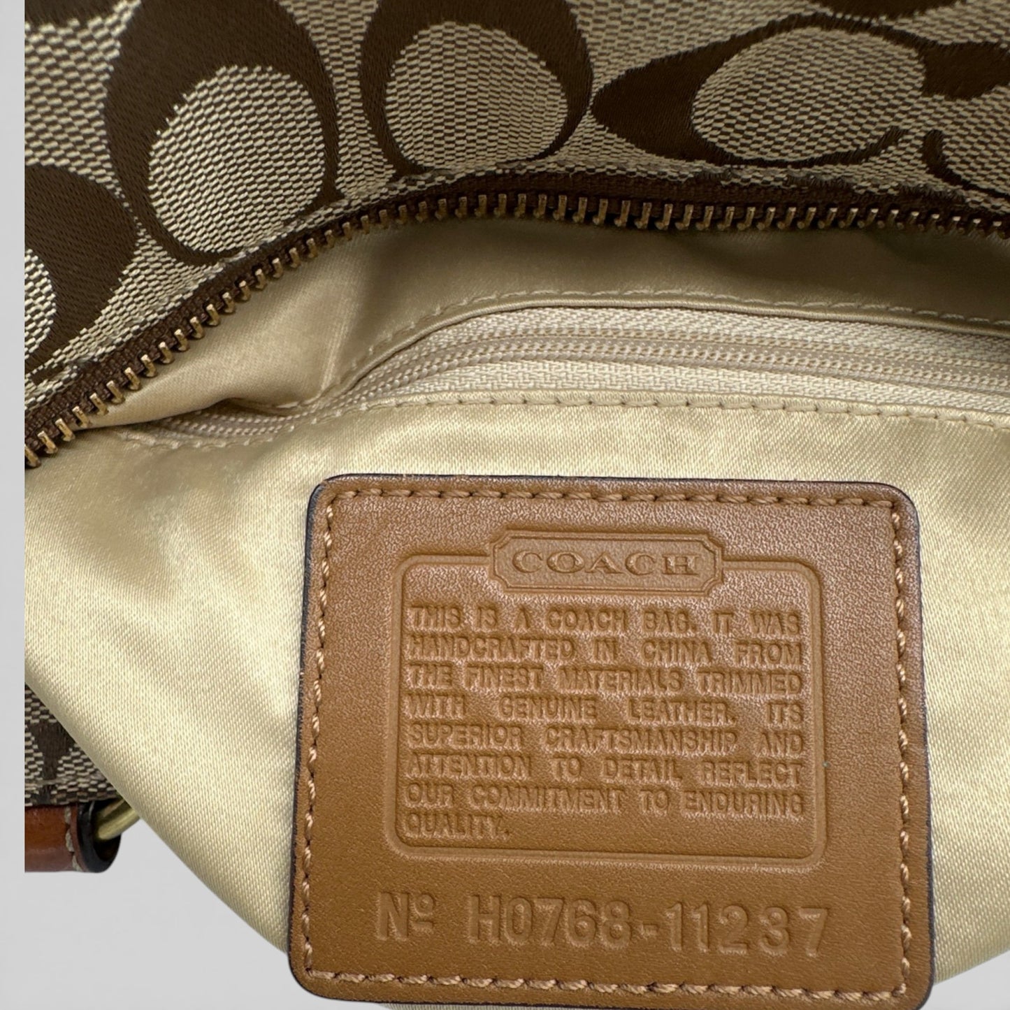 Vintage Coach 11237 Tote Shoulder Bag