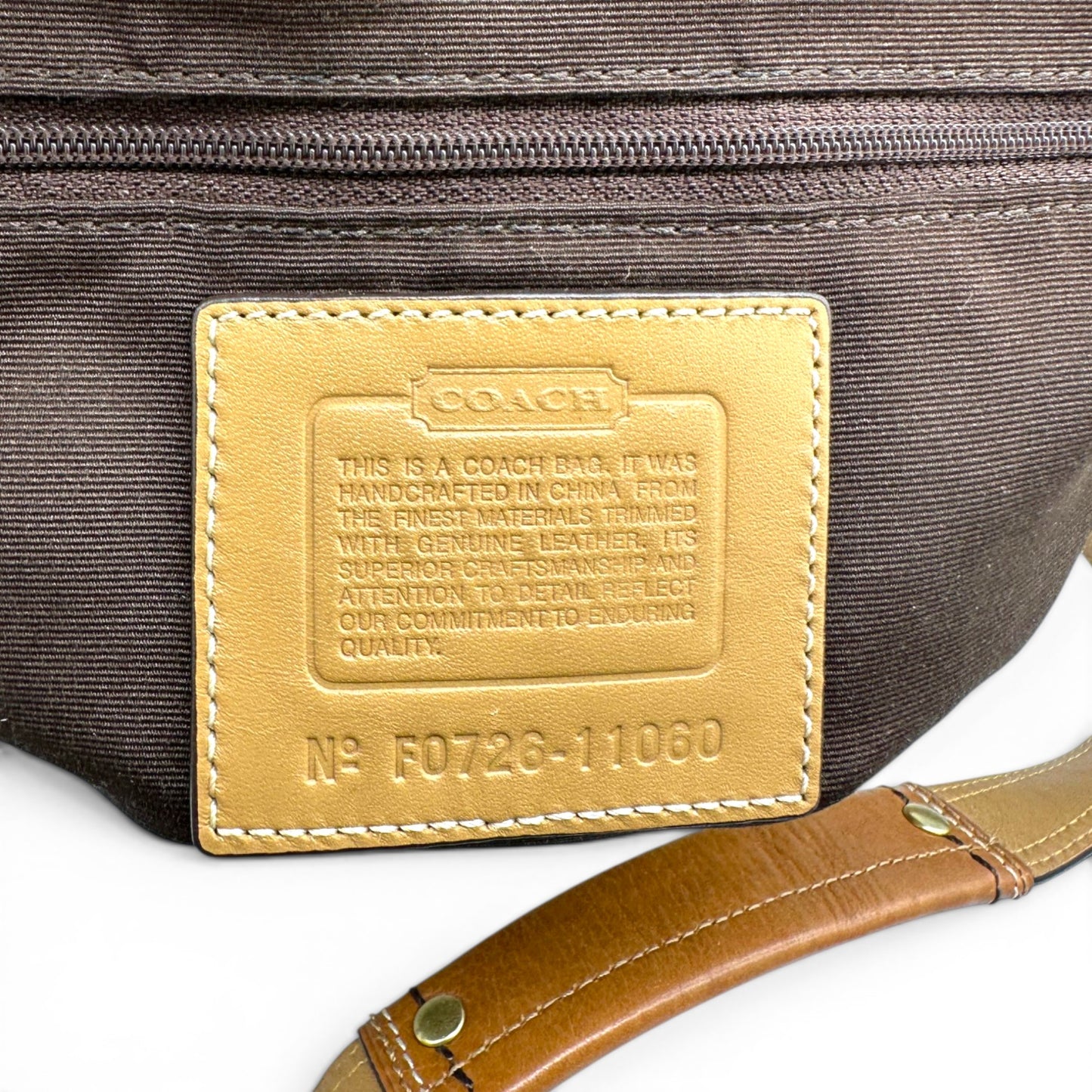 Sac à main miniature vintage Coach en tweed à carreaux et fermoir tourniquet