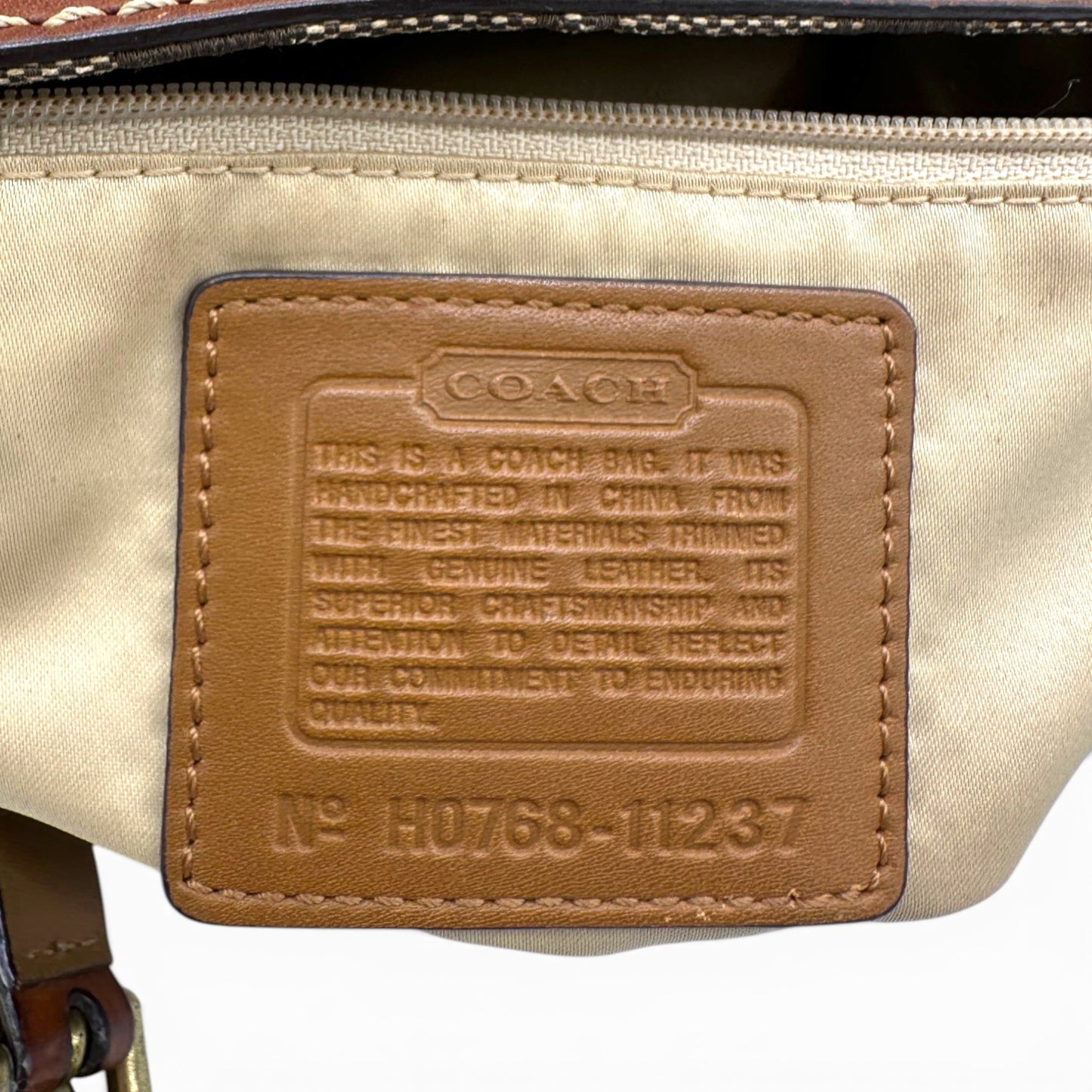 Vintage Coach 11237 Tote Shoulder Bag