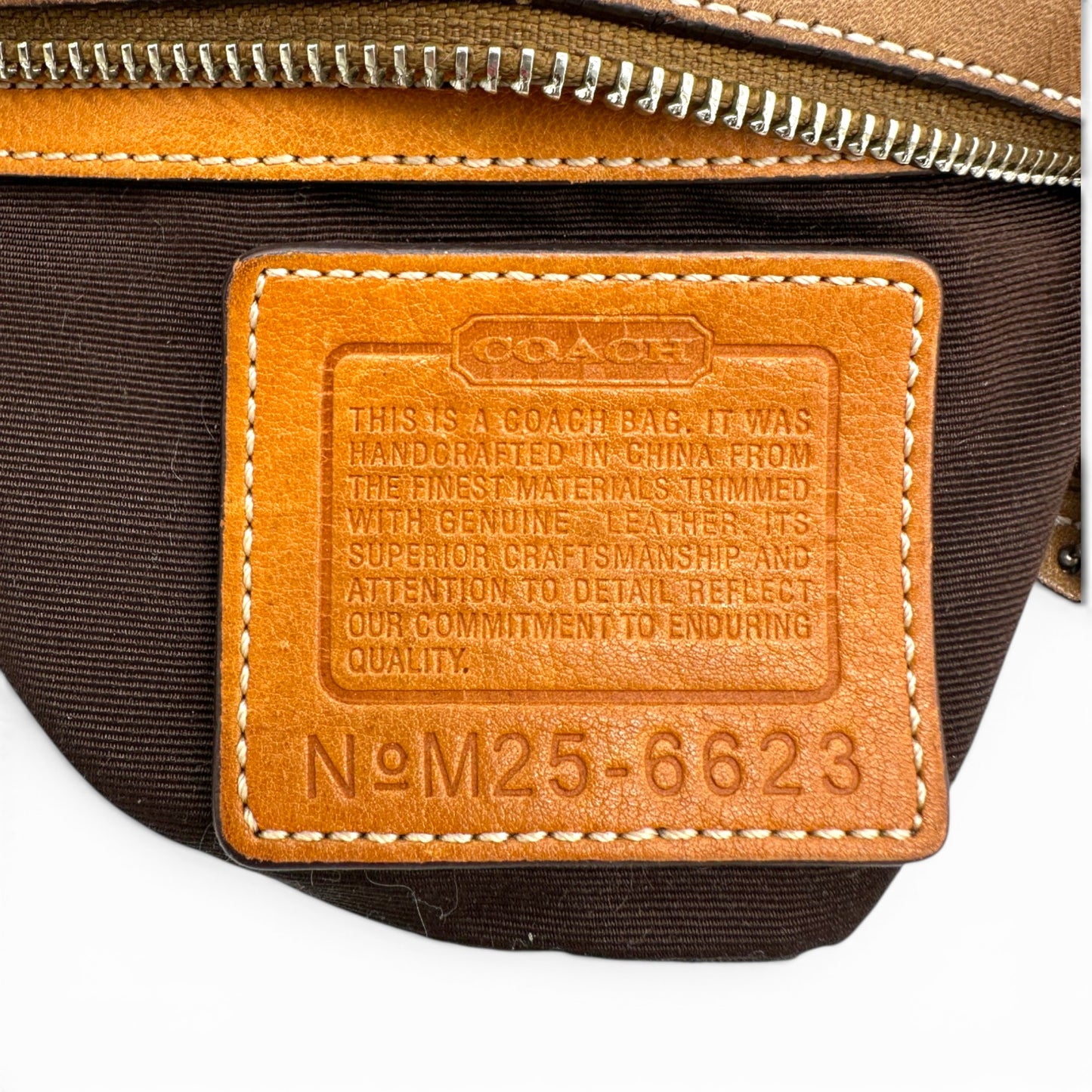 Vintage Coach 6623 Crescent Shoulder Bag