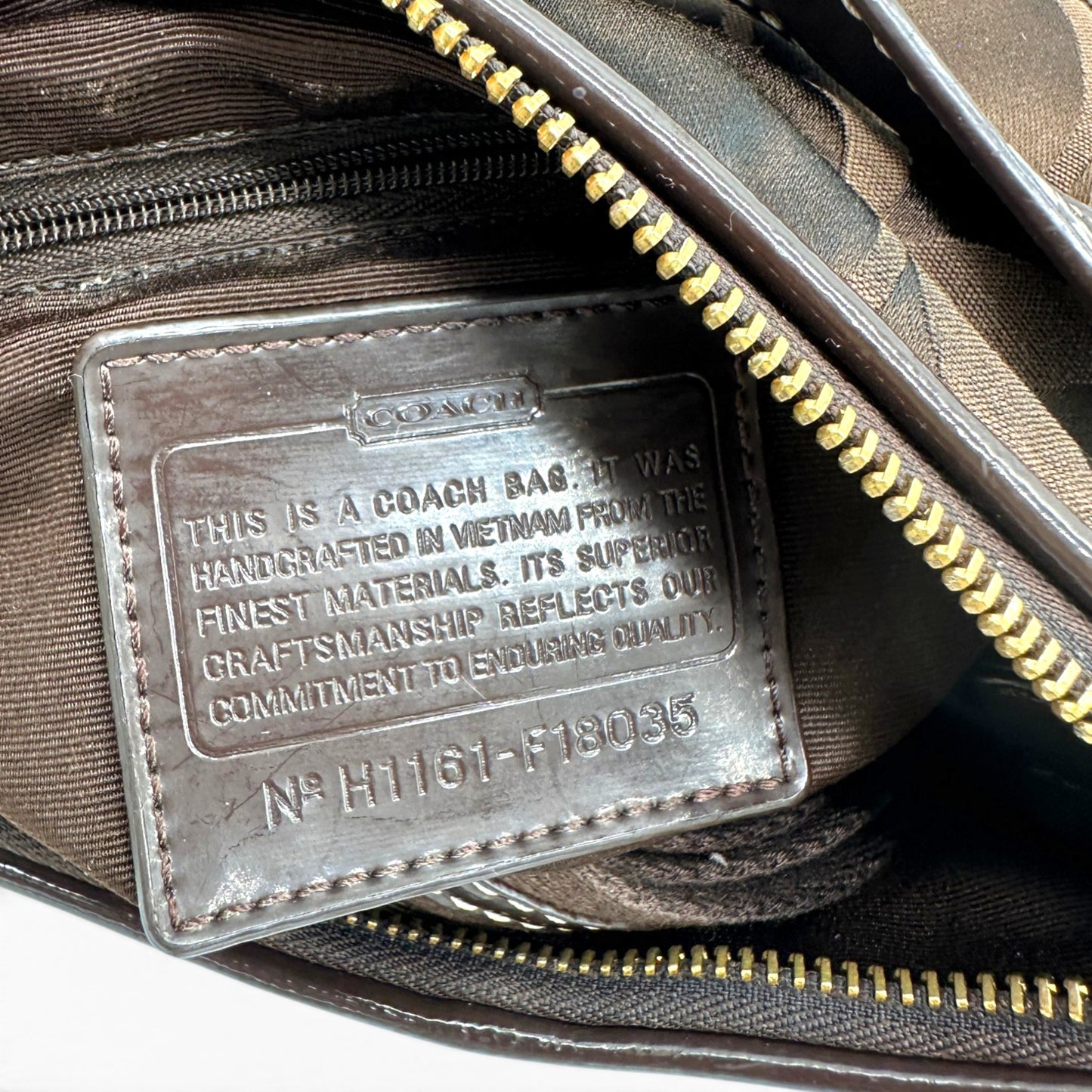 Vintage Coach F18035 Shoulder Bag