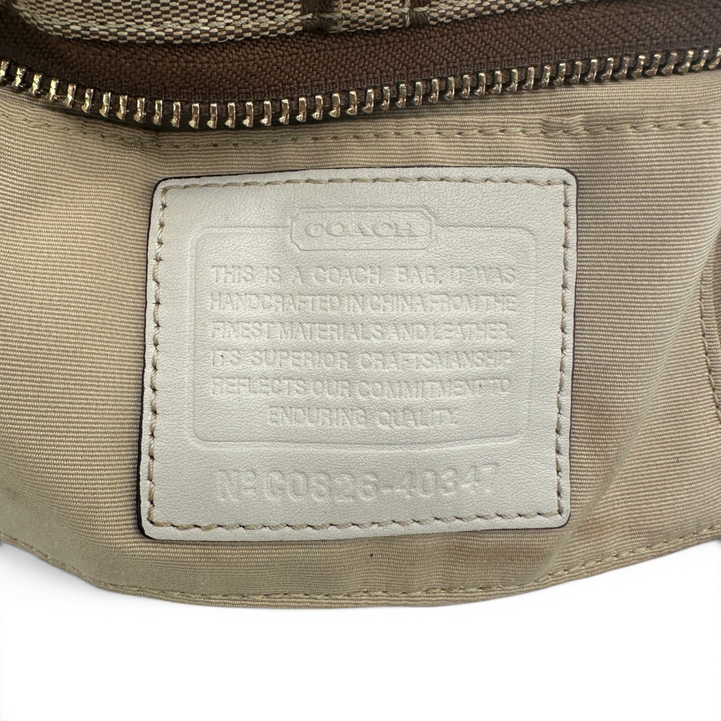 Vintage Coach 40347 Mini Carly Shoulder Bag