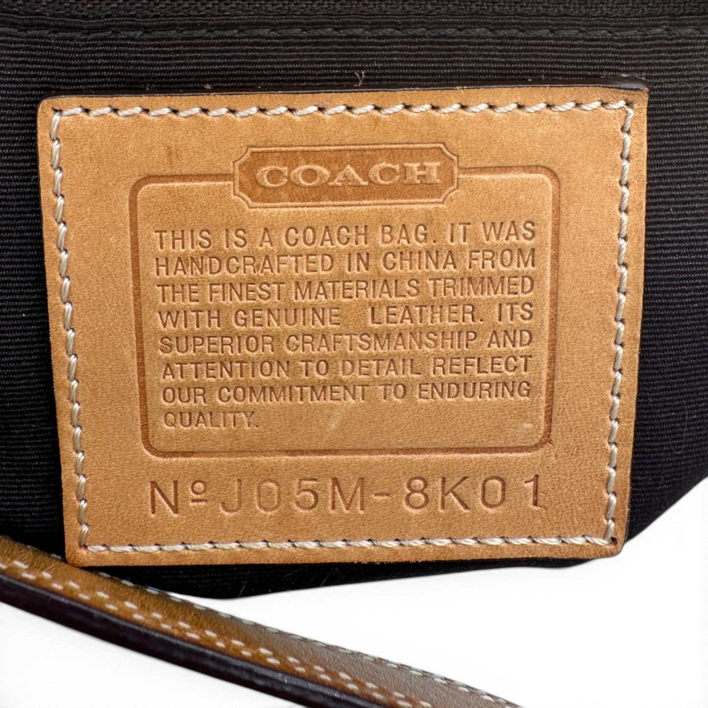 Sac bandoulière Baguette Coach 8K01 vintage