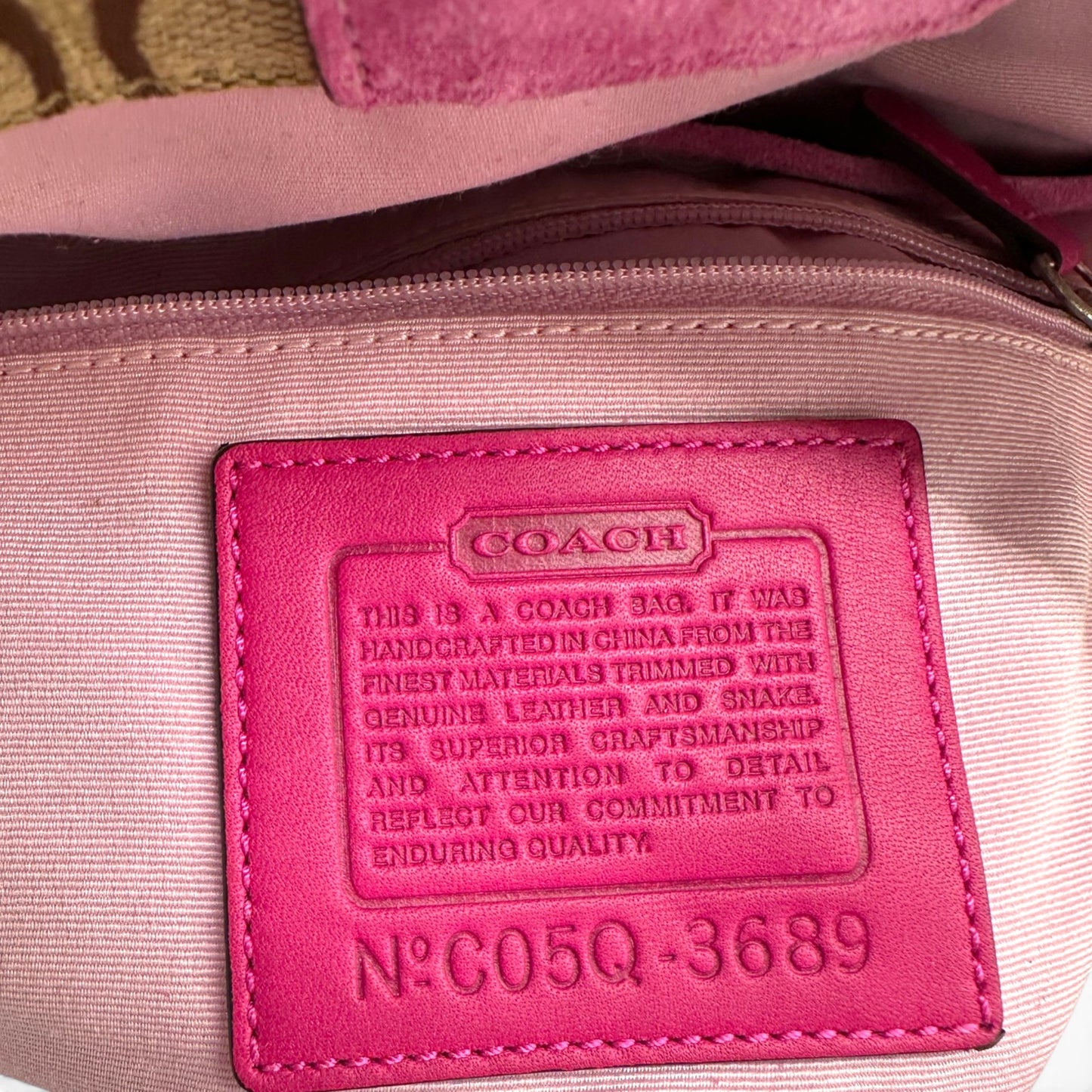 Vintage Coach 8K38 Soho Schultertasche mit Schnalle (Y2K) und Python-Besatz