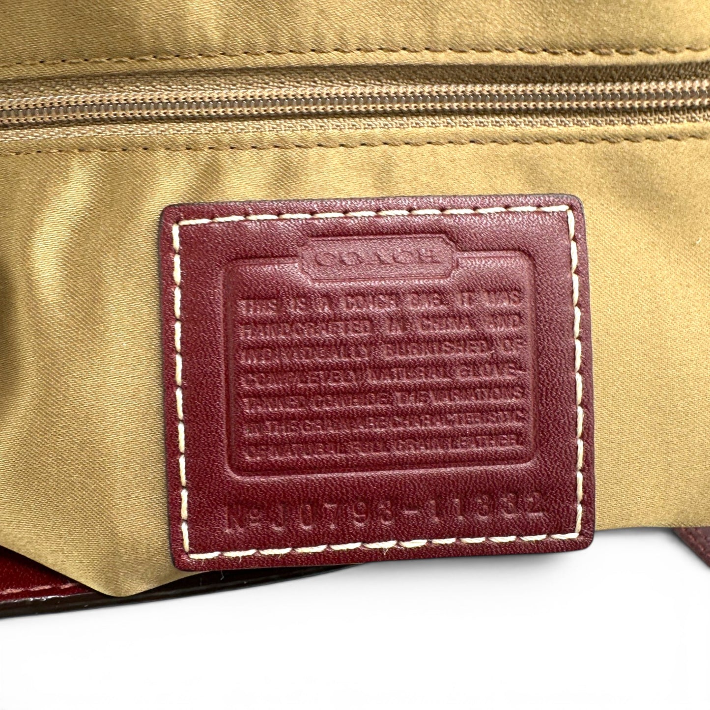 Vintage Coach 11330 Hamptons Turnlock Schultertasche