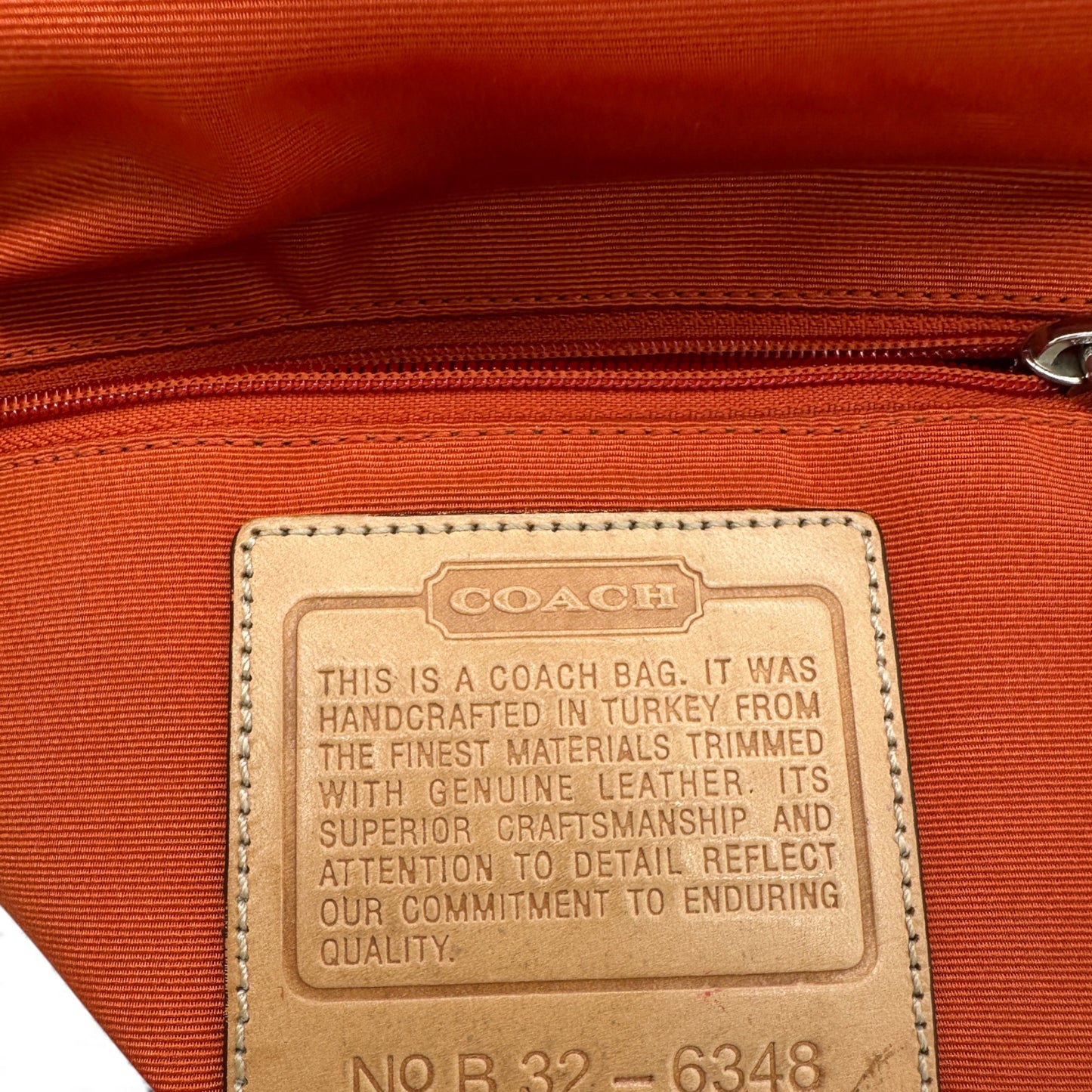 Vintage Coach 6348 Hampton Clip Shoulder Bag