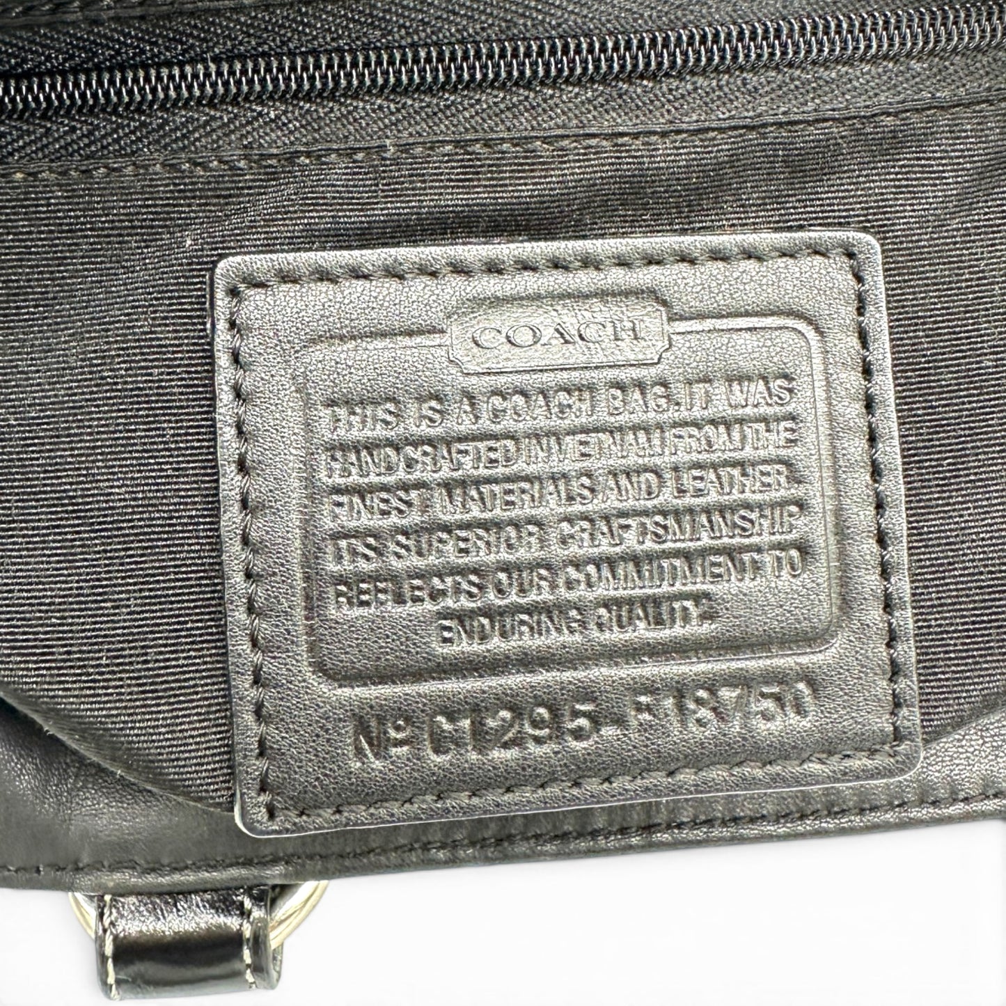 Sac cabas vintage Coach F18750 Soho
