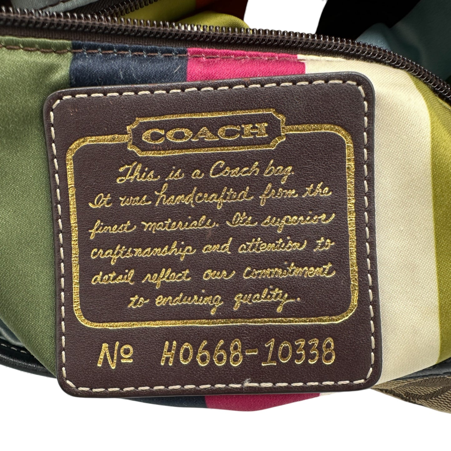 Vintage Coach 10338 Legacy Shoulder Bag