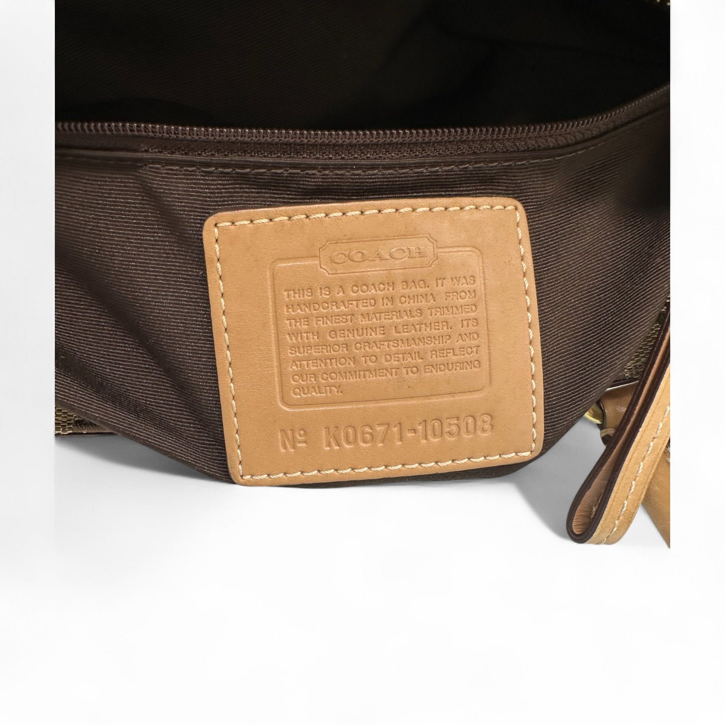 Vintage Coach 10508 Hamptons Horsebit Handtasche