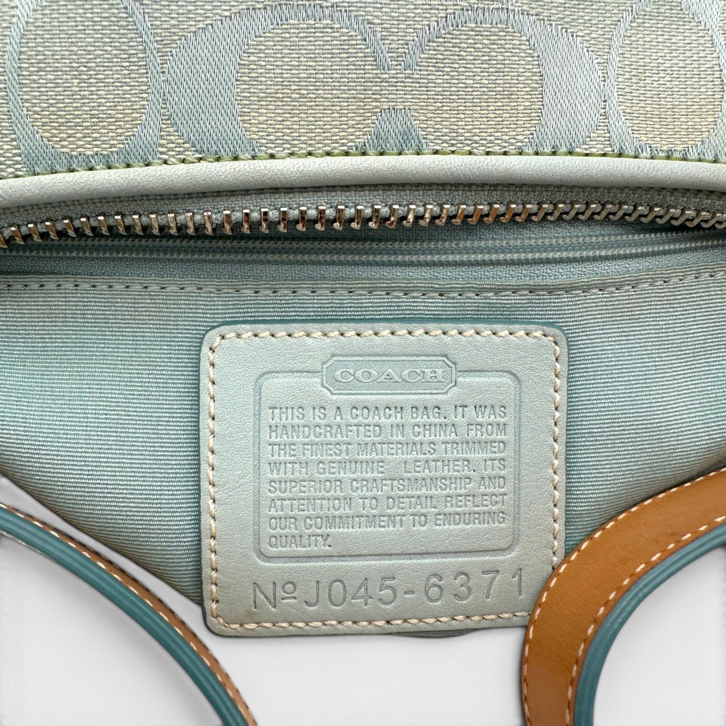 Sac bandoulière vintage Coach 6371 Est-Ouest