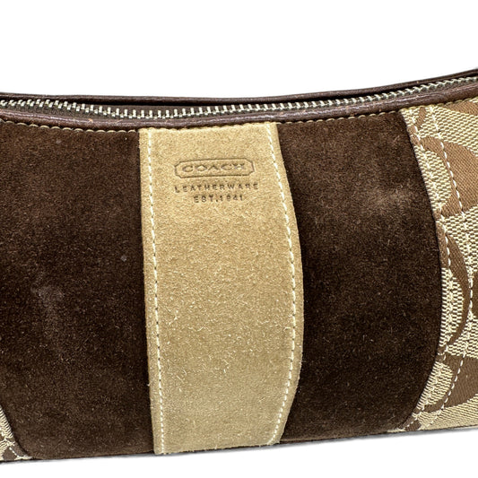Vintage Coach 8K09 East West Baguette Shoulder Bag