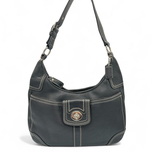 Vintage Coach F13956 Hamilton Turnlock Shoulder Bag